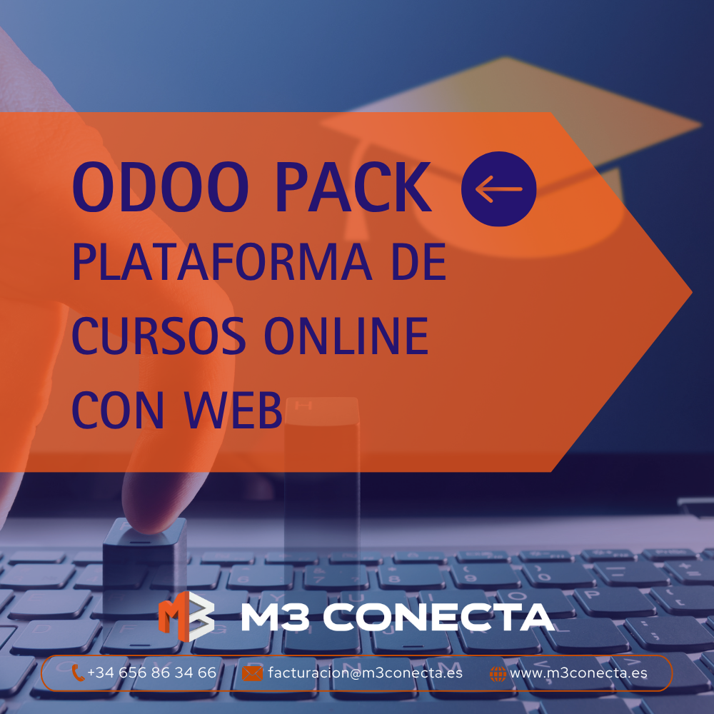 Odoo PACK: Plataforma de Cursos Online con Web